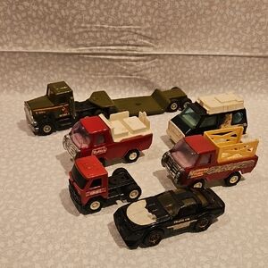 Vintage Buddy L Truck & Car Lot Japan & Hong Kong